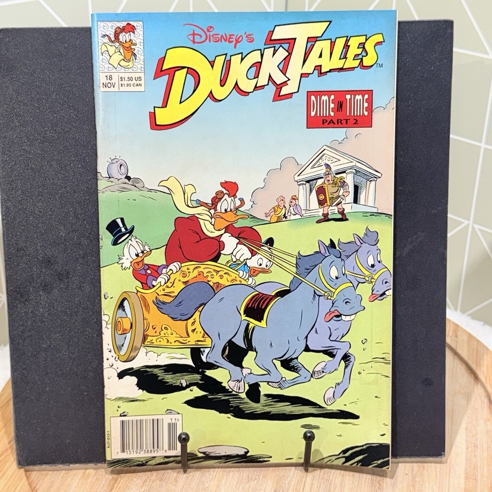 DISNEY'S DUCK TALES # 18  1991 A‎ DIME IN TIME PART 2 newsstand